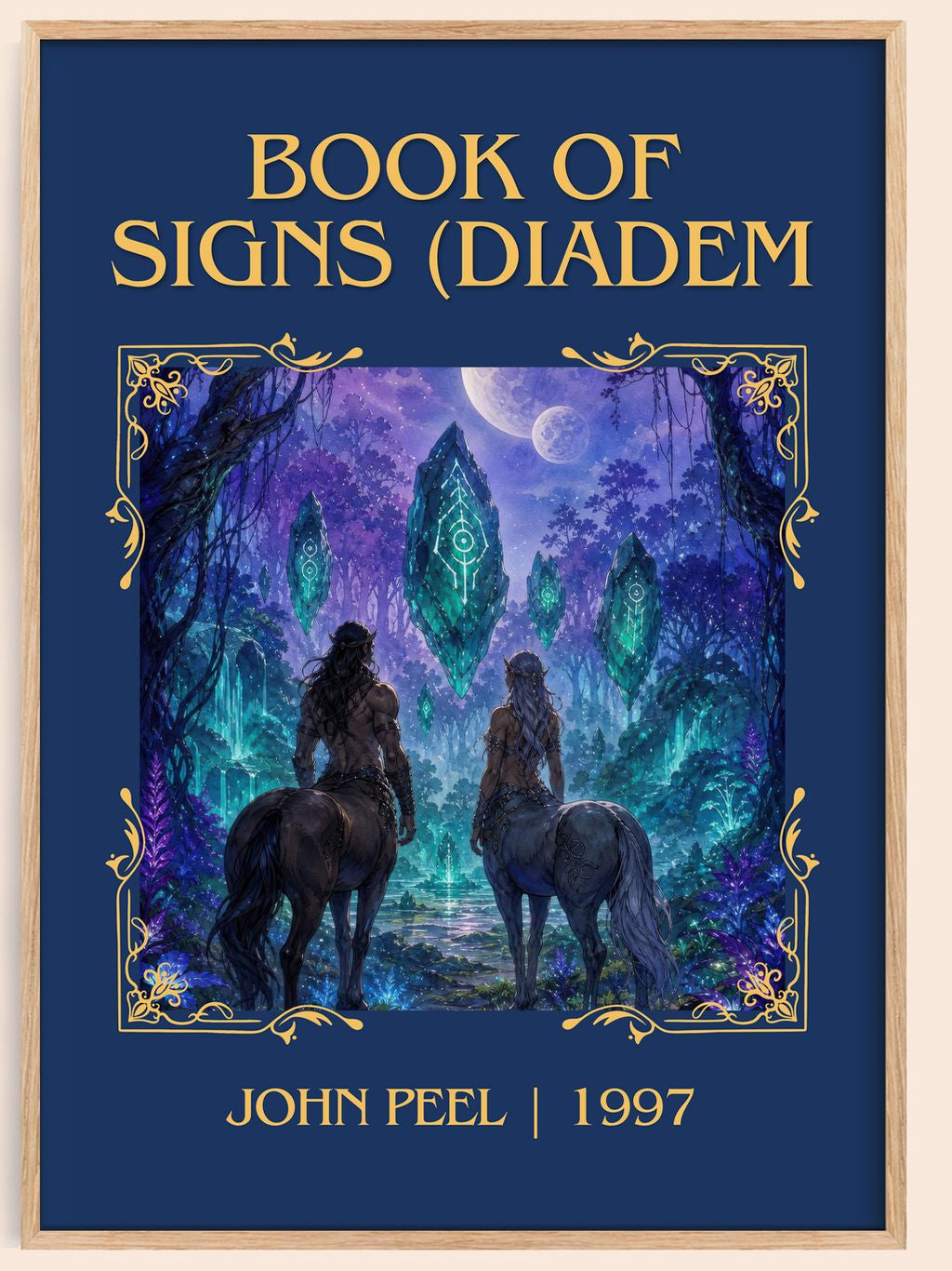 Book of Signs (Diadem Classic Book Art Print by John Peel – book poster