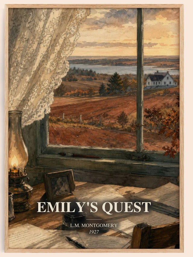 Emily'S Quest Book Watercolour Illustration by L.M. Montgomery
