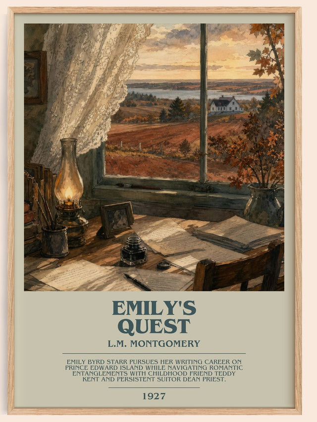 Emily'S Quest Bookish Wall Art by L.M. Montgomery