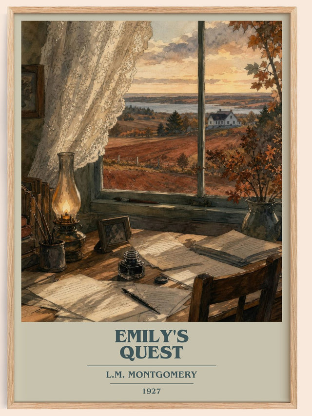 Emily'S Quest Book Cover Poster by L.M. Montgomery