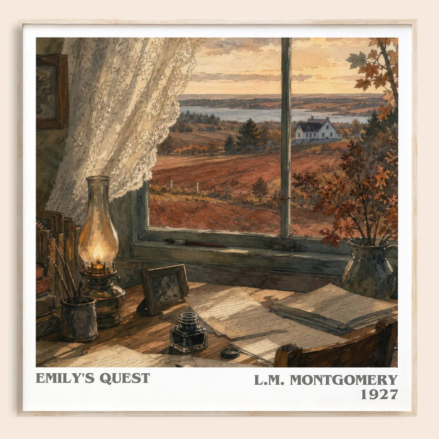 Emily'S Quest Literary Art Print by L.M. Montgomery