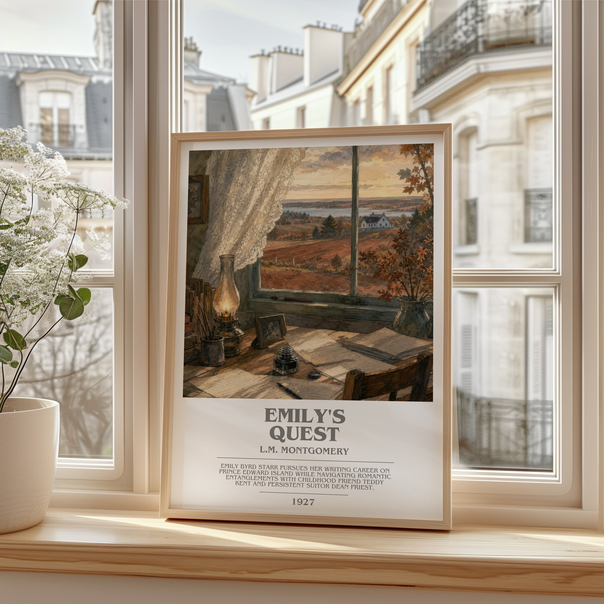 Emily'S Quest bookish poster colour and style options – L.M. Montgomery book art