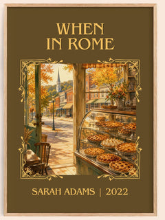When in Rome Classic Book Art Print by Sarah Adams – book poster