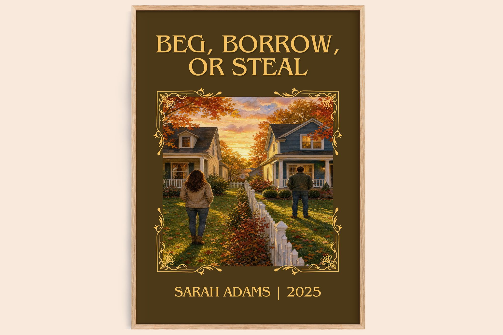 Beg, Borrow, or Steal Classic Book Art Print by Sarah Adams