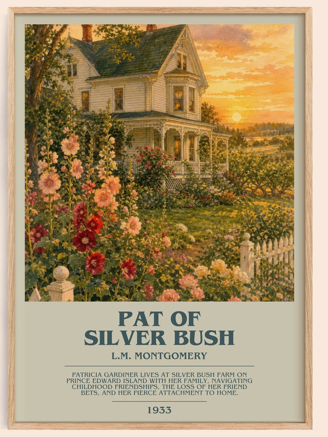 Pat Of Silver Bush Bookish Wall Art by L.M. Montgomery