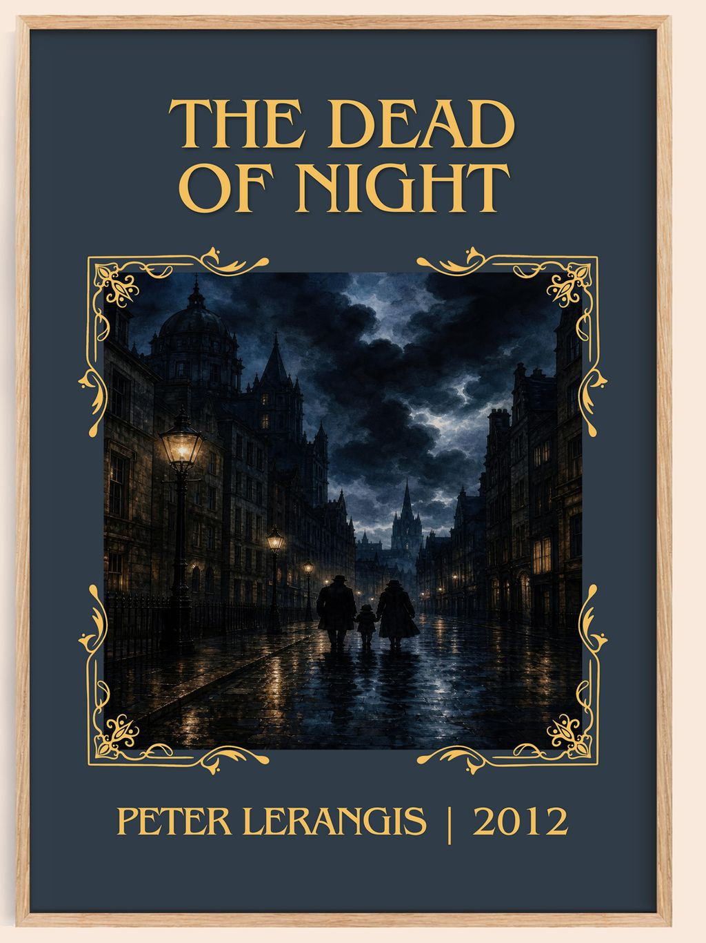 The Dead of Night Classic Book Art Print by Peter Lerangis – book poster