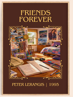 Friends Forever Classic Book Art Print by Peter Lerangis – book poster