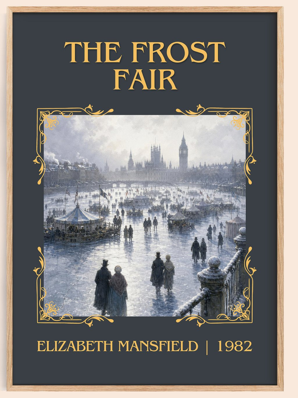 The Frost Fair Classic Book Art Print by Elizabeth Mansfield – book poster