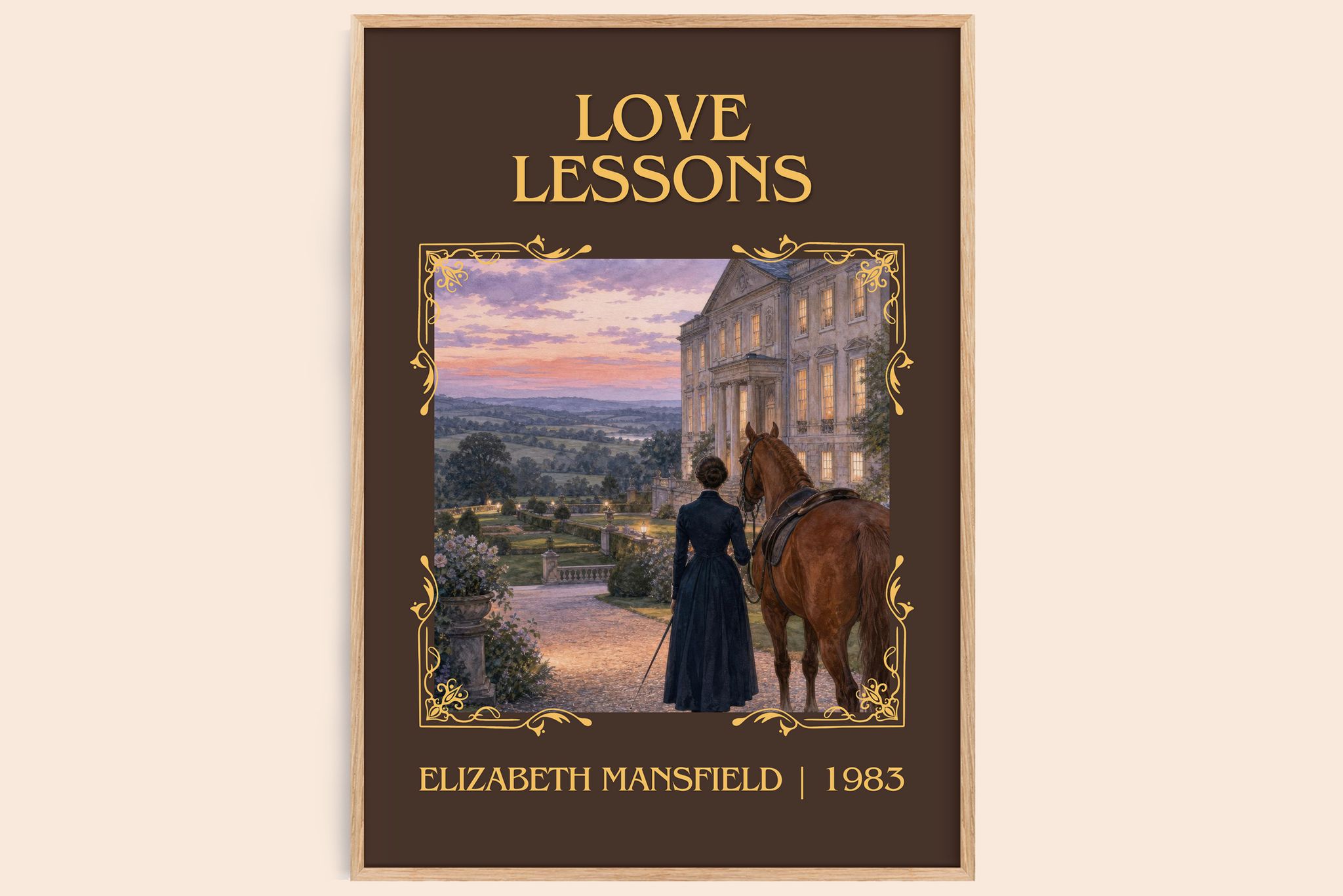 Love Lessons Classic Book Art Print by Elizabeth Mansfield