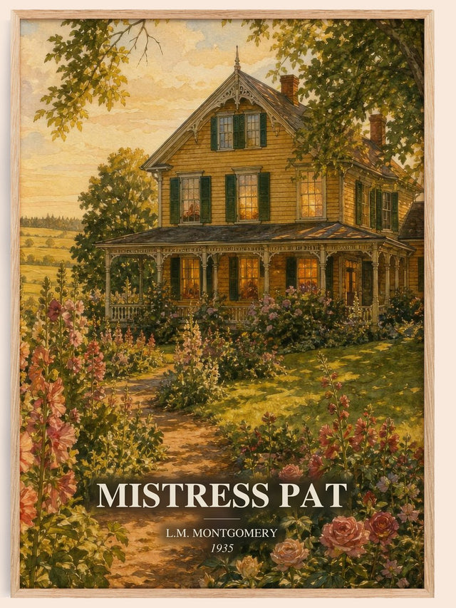 Mistress Pat Book Watercolour Illustration by L.M. Montgomery