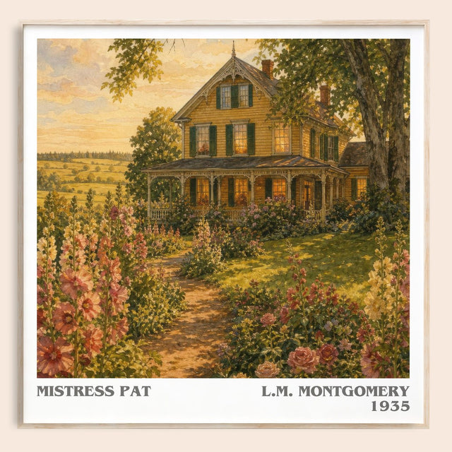 Mistress Pat Literary Art Print by L.M. Montgomery