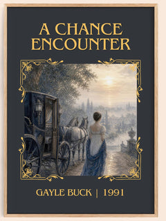 A Chance Encounter Classic Book Art Print by Gayle Buck – book poster