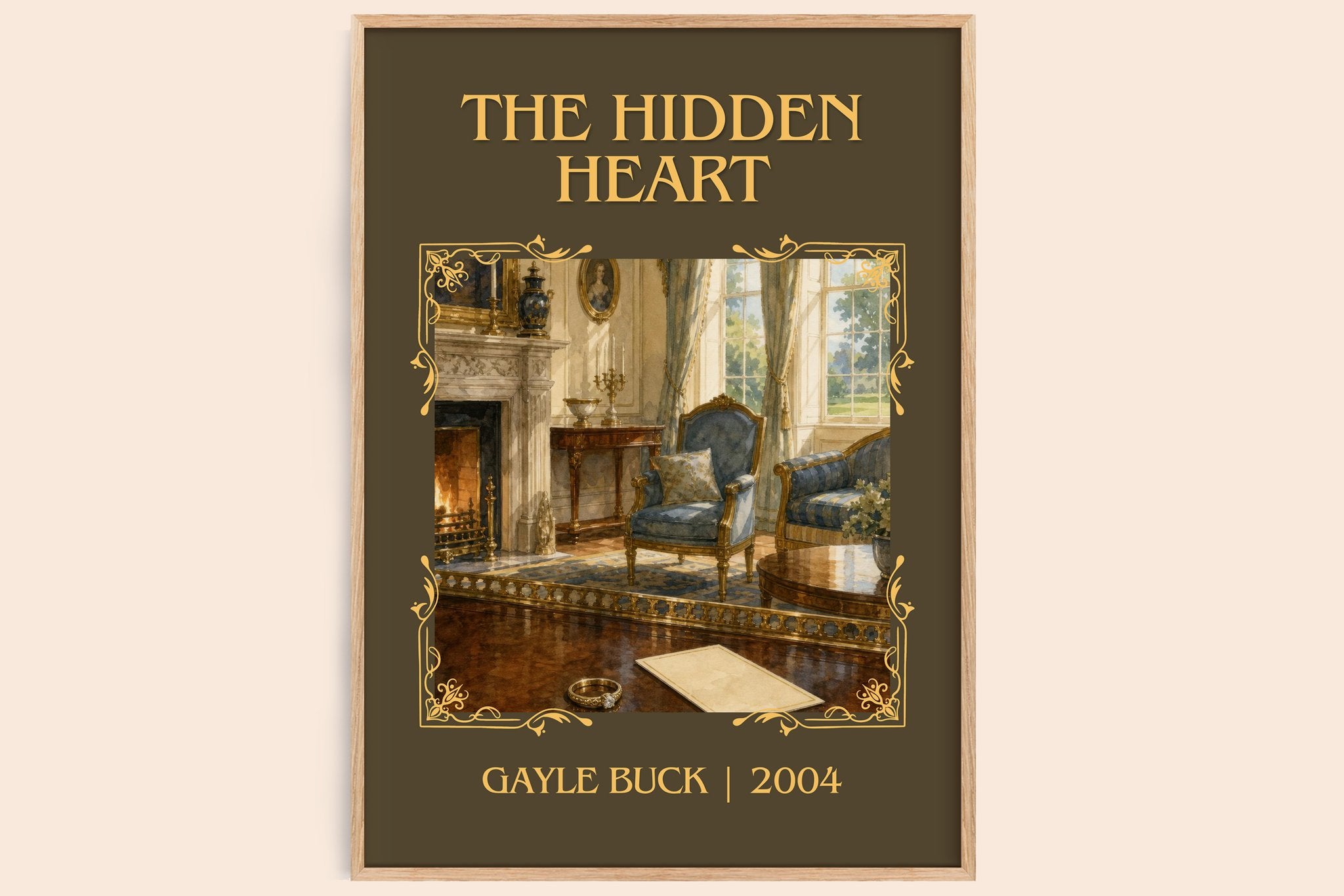 The Hidden Heart Classic Book Art Print by Gayle Buck