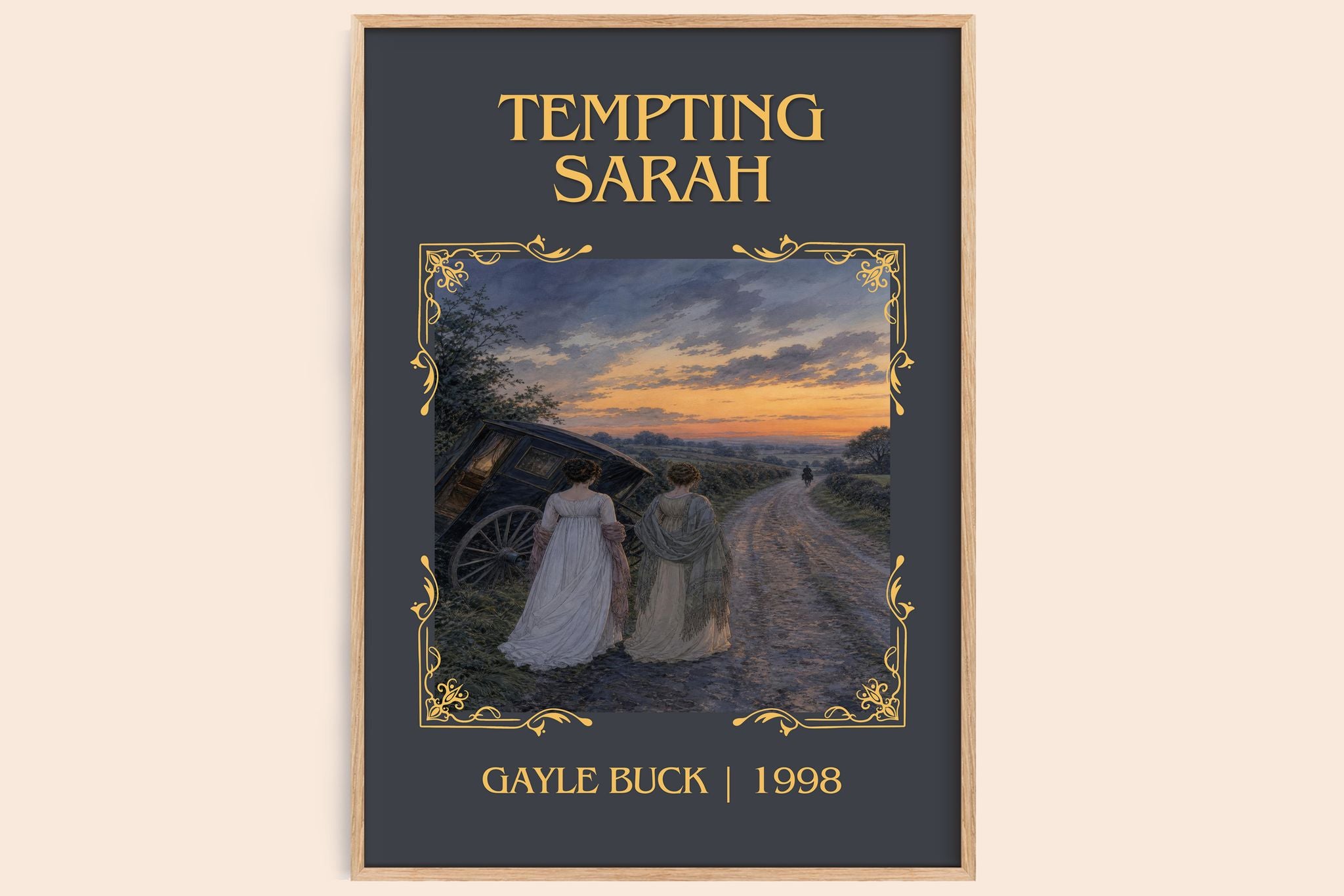 Tempting Sarah Classic Book Art Print by Gayle Buck