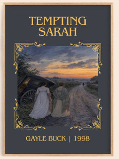 Tempting Sarah Classic Book Art Print by Gayle Buck – book poster