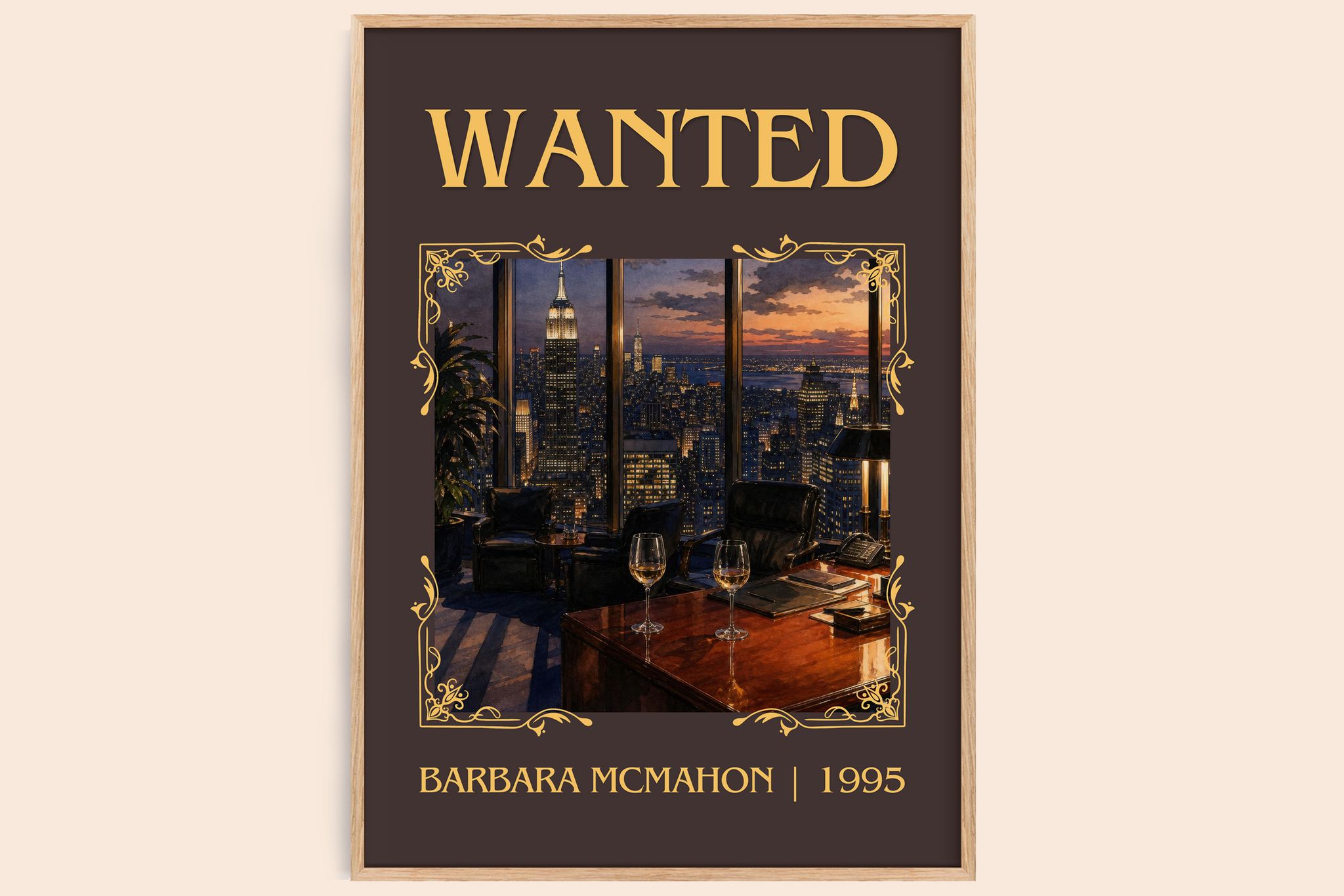 Wanted Classic Book Art Print by Barbara McMahon
