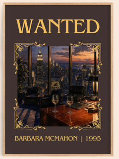 Wanted Classic Book Art Print by Barbara McMahon – book poster
