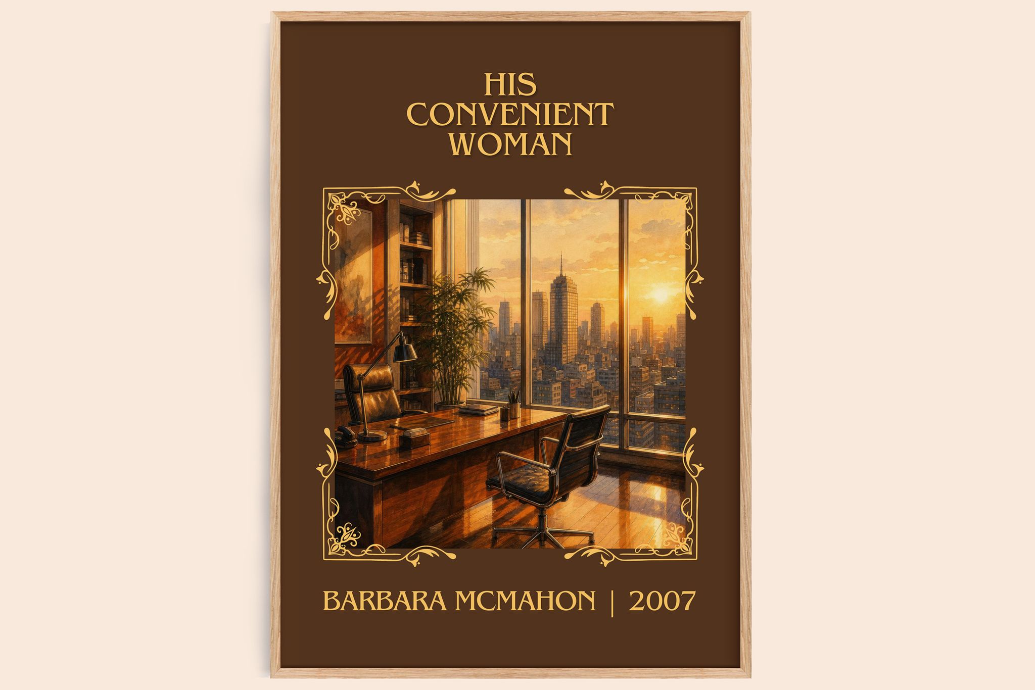 His Convenient Woman Classic Book Art Print by Barbara McMahon