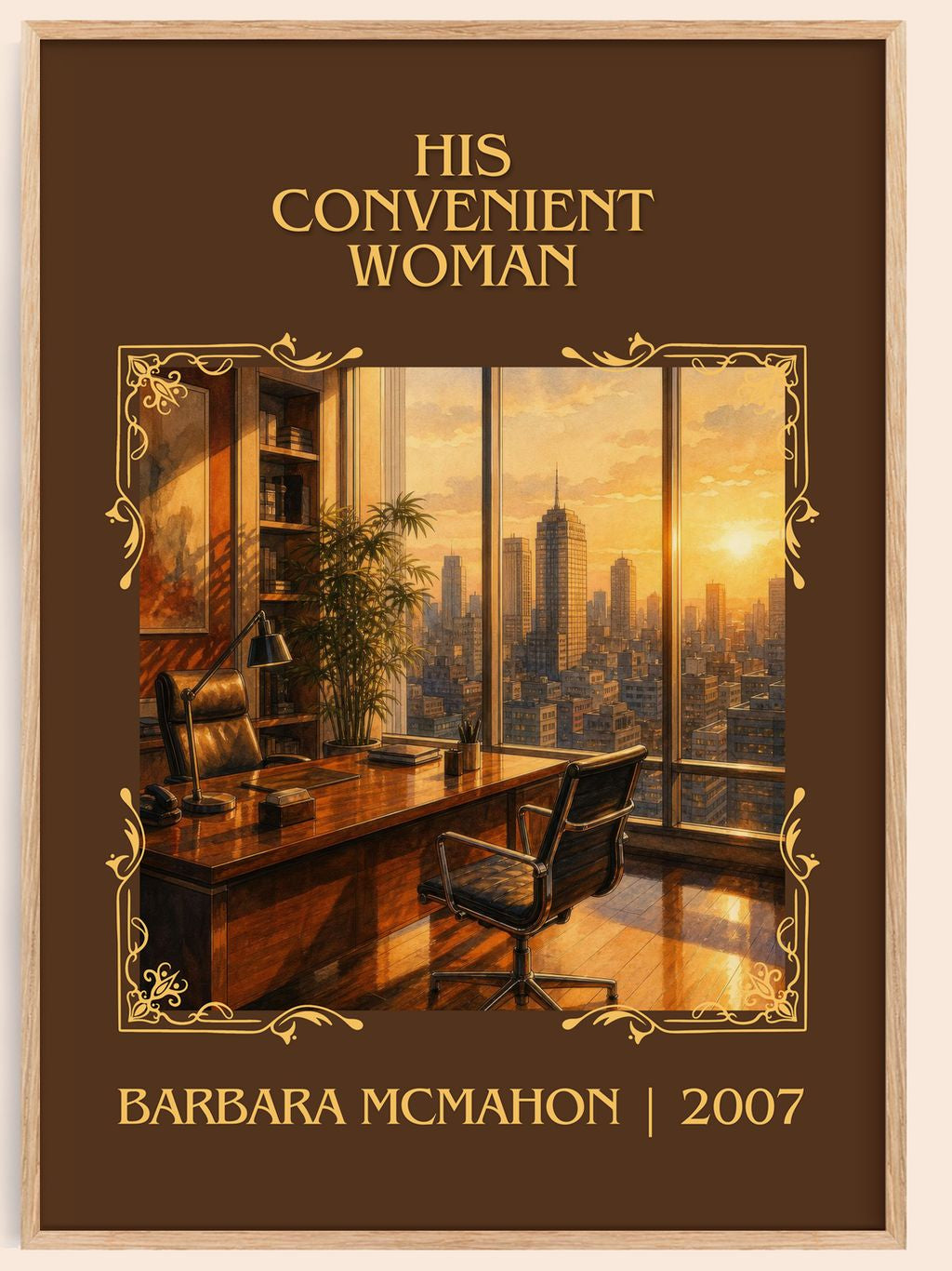 His Convenient Woman Classic Book Art Print by Barbara McMahon – book poster