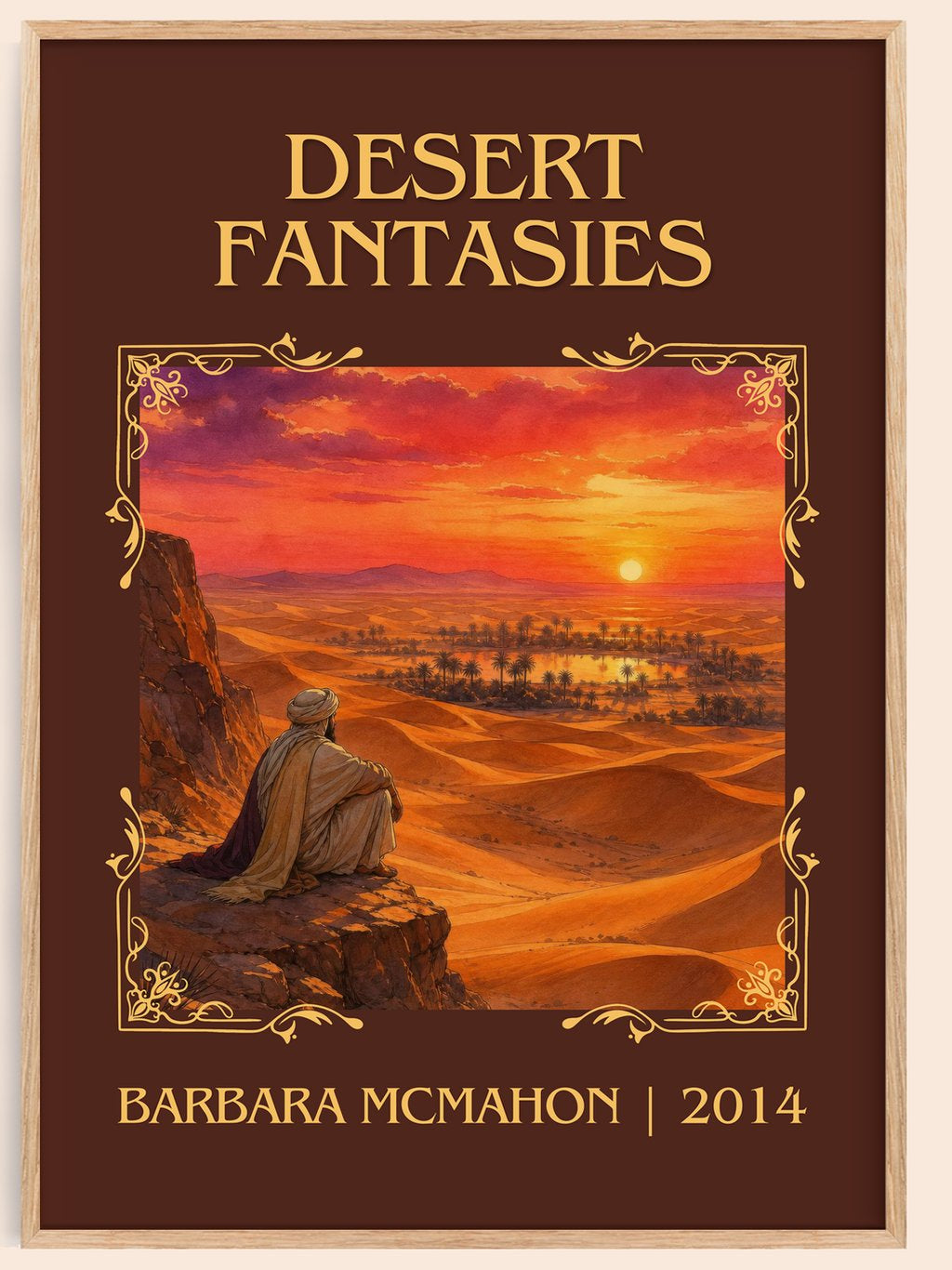 Desert Fantasies Classic Book Art Print by Barbara McMahon – book poster