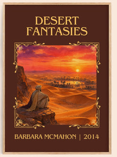 Desert Fantasies Classic Book Art Print by Barbara McMahon – book poster