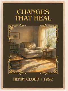 Changes That Heal Classic Book Art Print by Henry Cloud – book poster