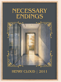 Necessary Endings Classic Book Art Print by Henry Cloud – book poster