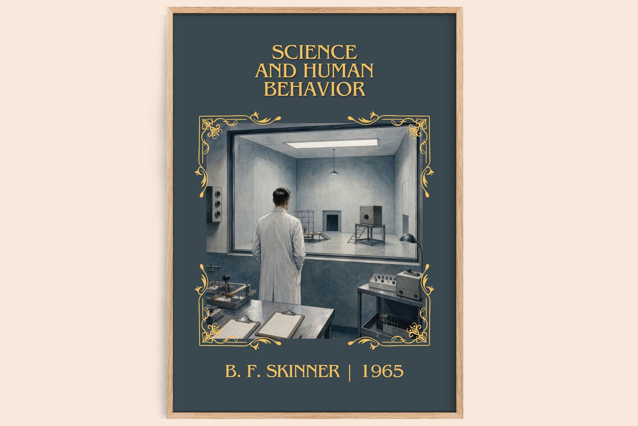 Science And Human Behavior Classic Book Art Print by B. F. Skinner