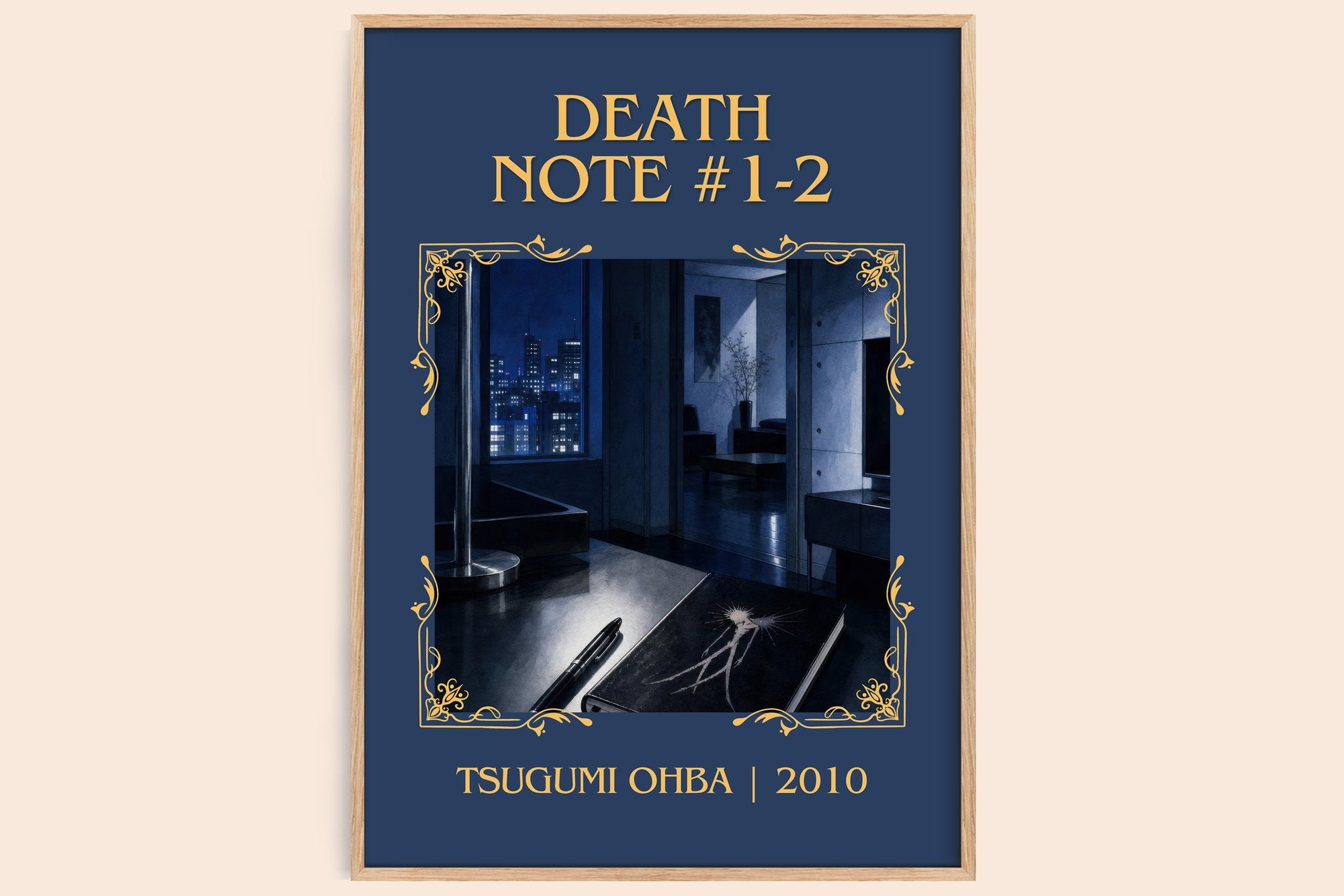 Death Note #1-2 Classic Book Art Print by Tsugumi Ohba