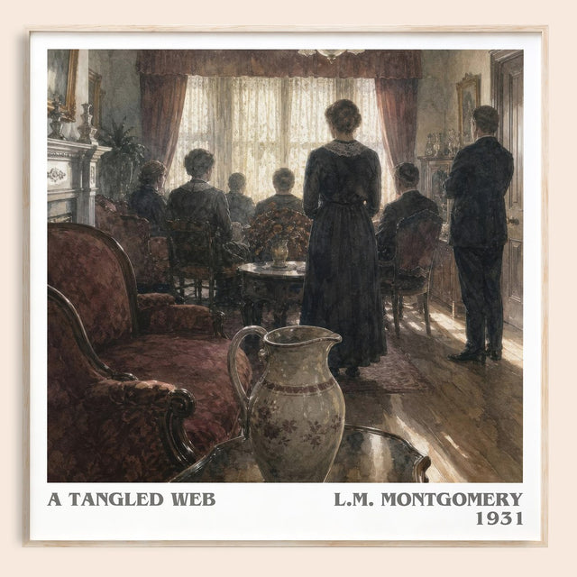 A Tangled Web Literary Art Print by L.M. Montgomery