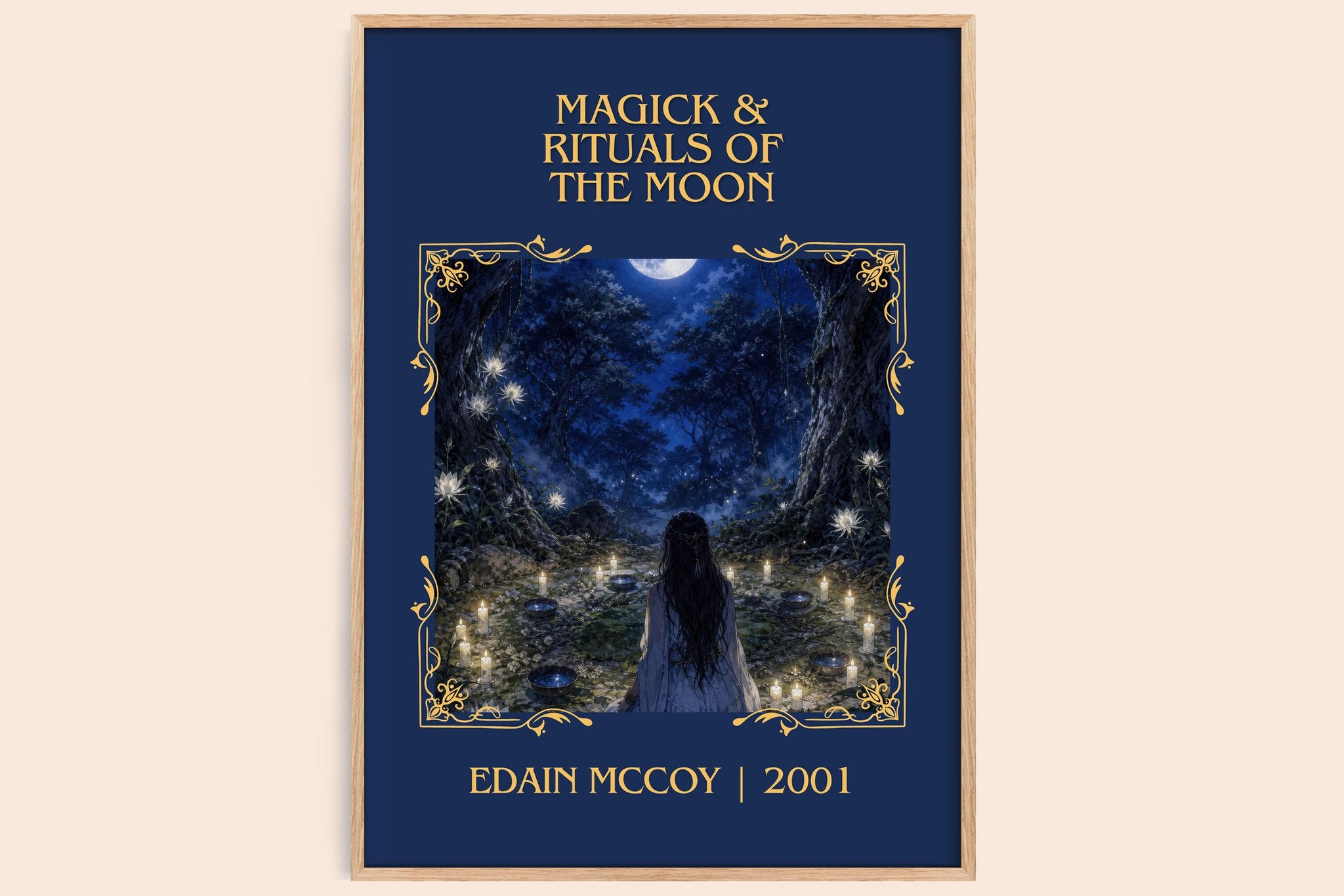 Magick & rituals of the moon Classic Book Art Print by Edain McCoy