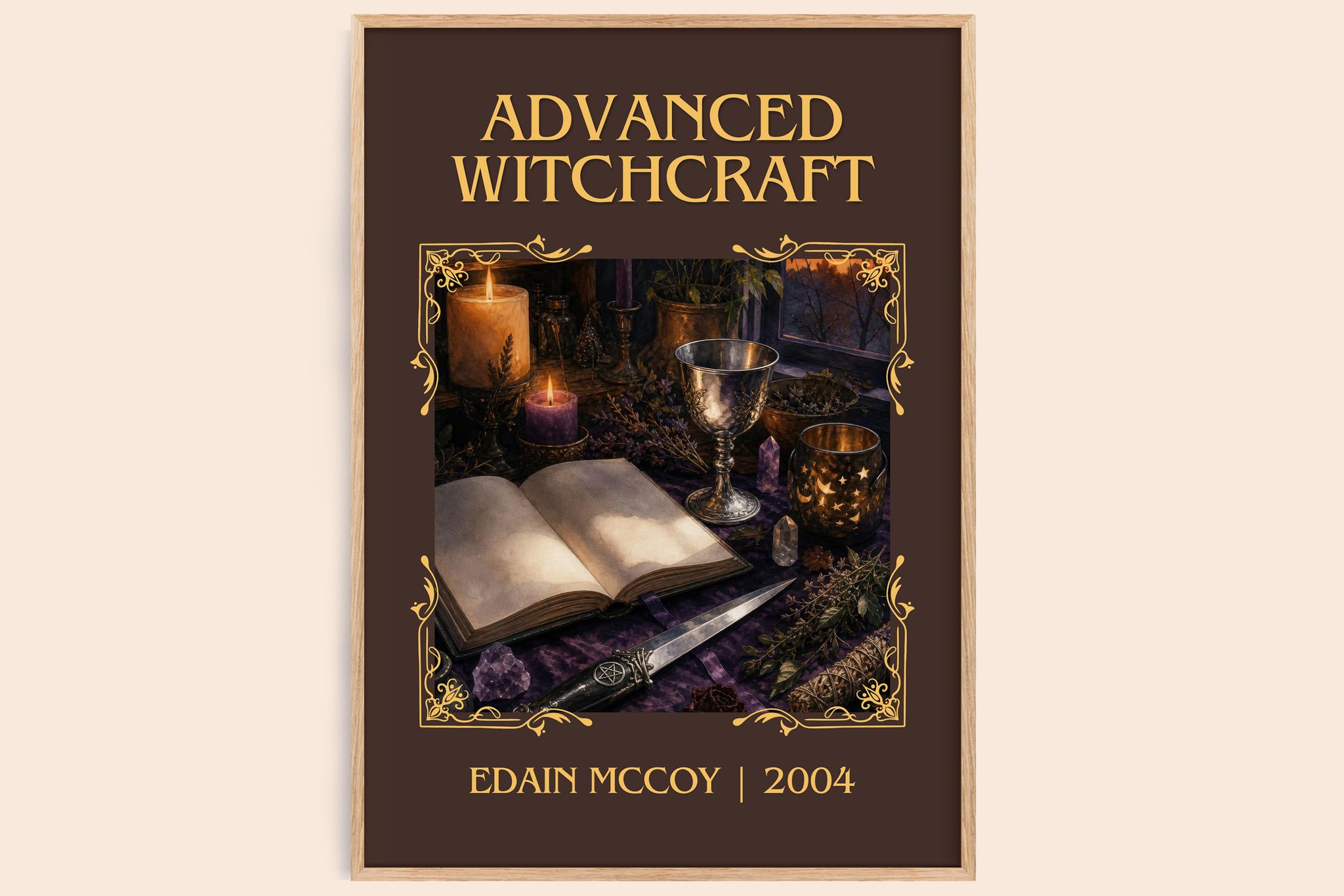 Advanced Witchcraft Classic Book Art Print by Edain McCoy