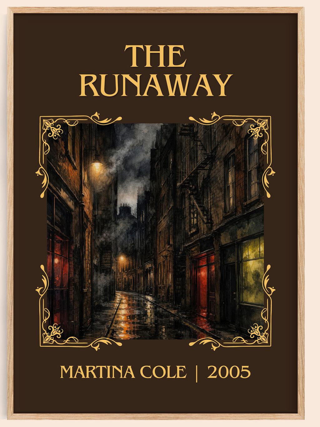 The runaway Classic Book Art Print by Martina Cole – book poster