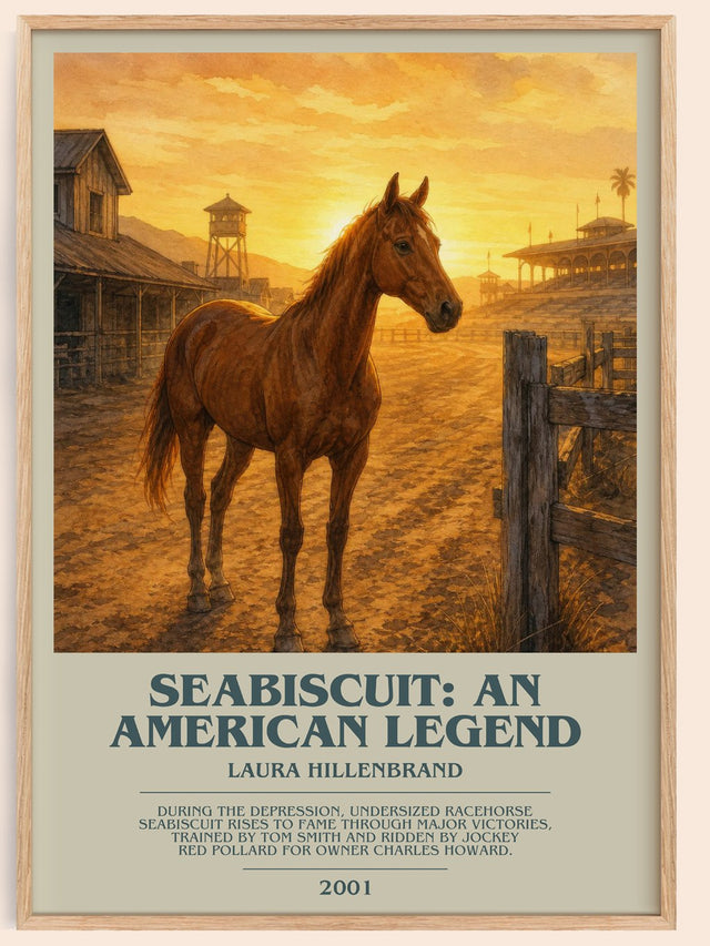 Seabiscuit: An American Legend Bookish Wall Art by Laura Hillenbrand
