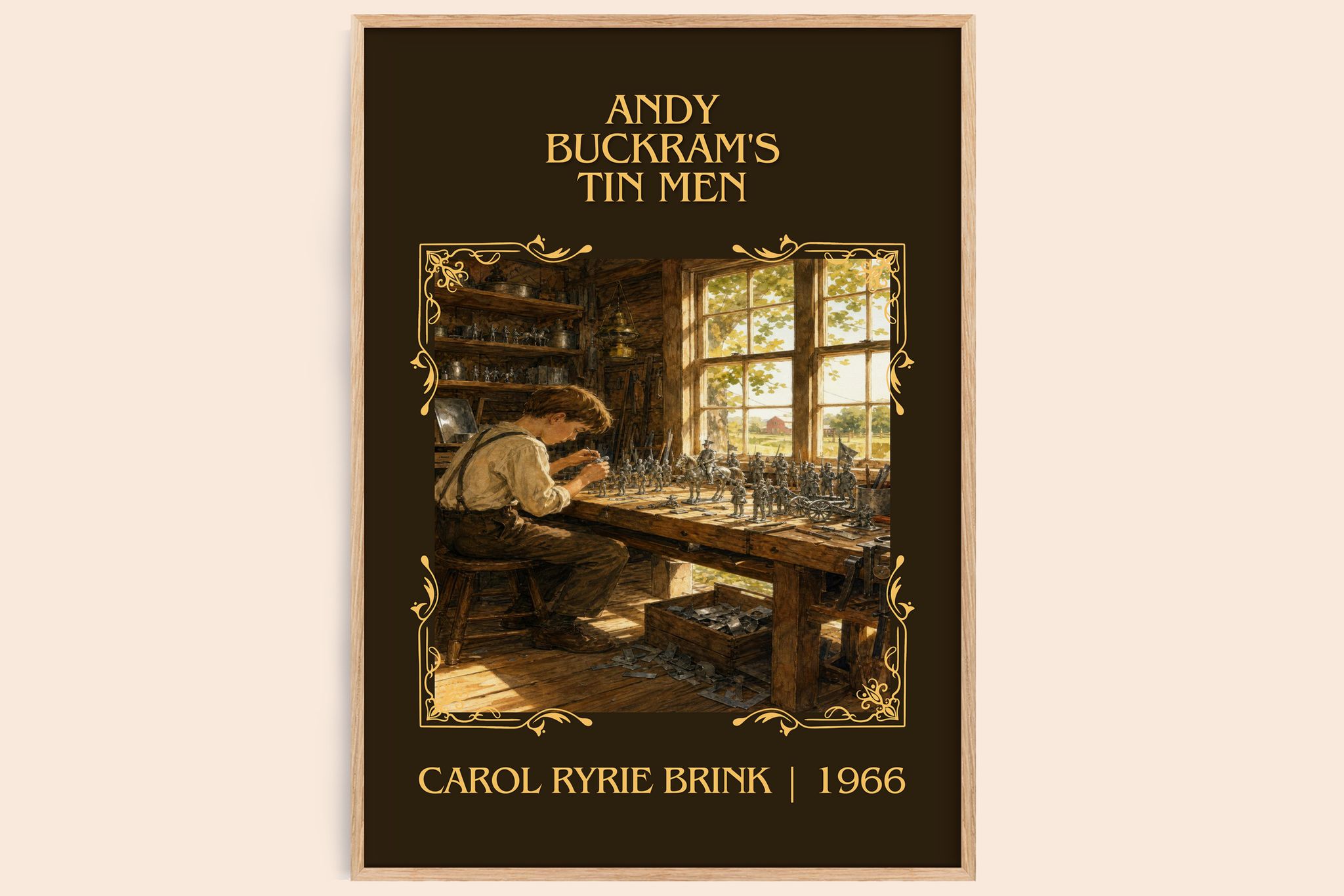 Andy Buckram's Tin Men Classic Book Art Print by Carol Ryrie Brink
