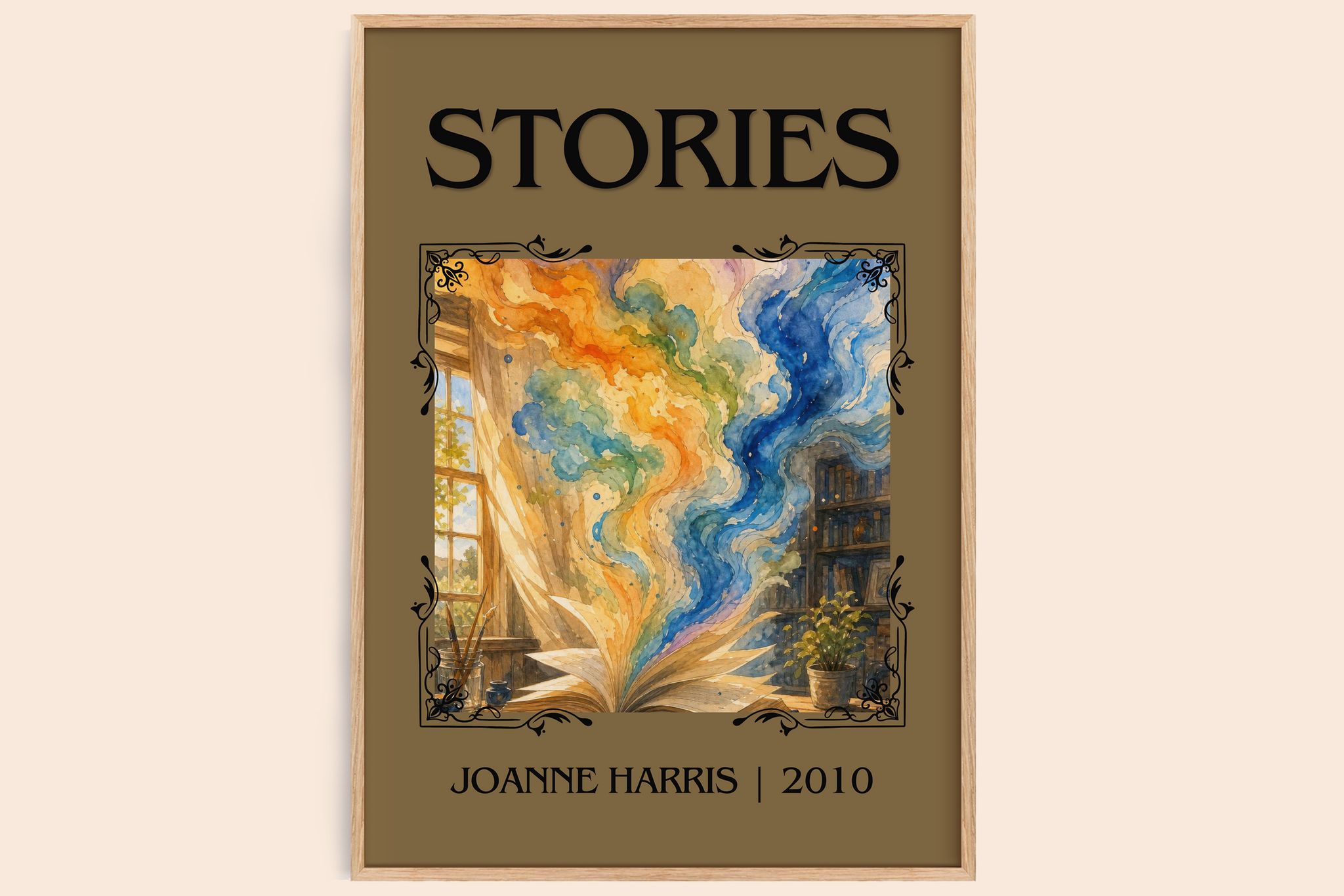 Stories Classic Book Art Print by Joanne Harris