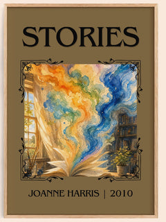 Stories Classic Book Art Print by Joanne Harris – book poster