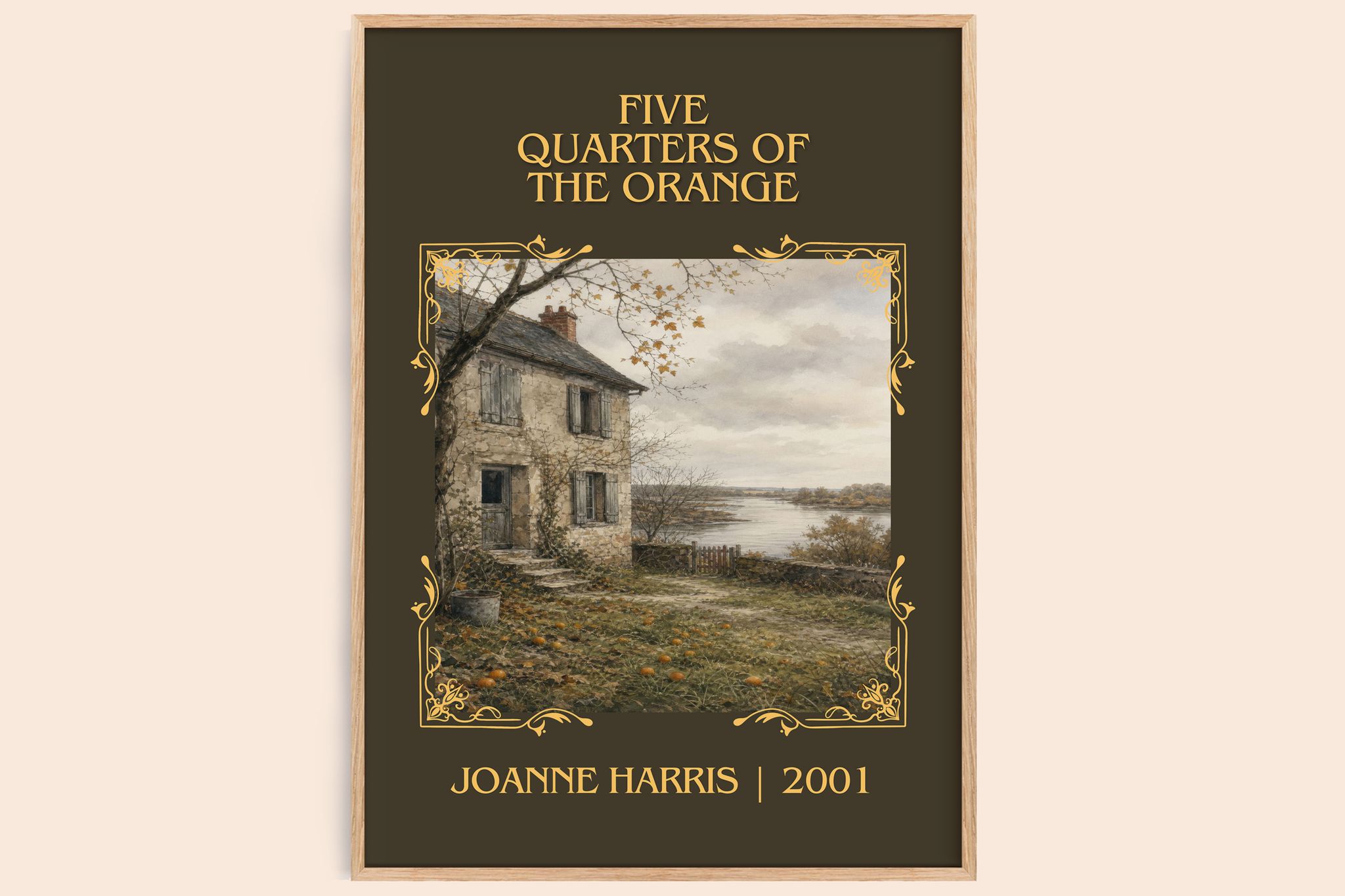 Five quarters of the orange Classic Book Art Print by Joanne Harris