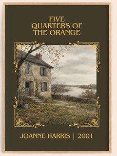 Five quarters of the orange Classic Book Art Print by Joanne Harris – book poster