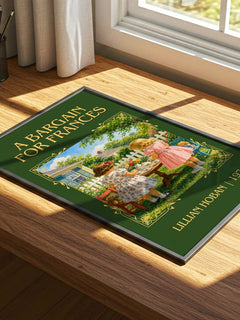 A Bargain for Frances Classic Book Art Print by Lillian Hoban – print on a sunlit desk