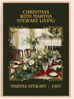 Christmas with Martha Stewart living Classic Book Art Print by Martha Stewart – book poster