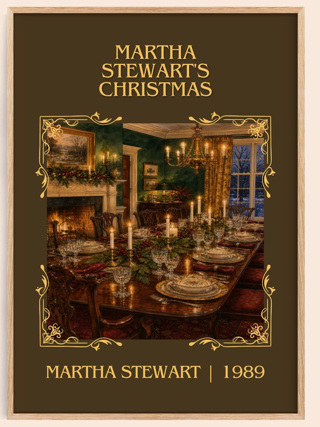 Martha Stewart's Christmas Classic Book Art Print by Martha Stewart – book poster