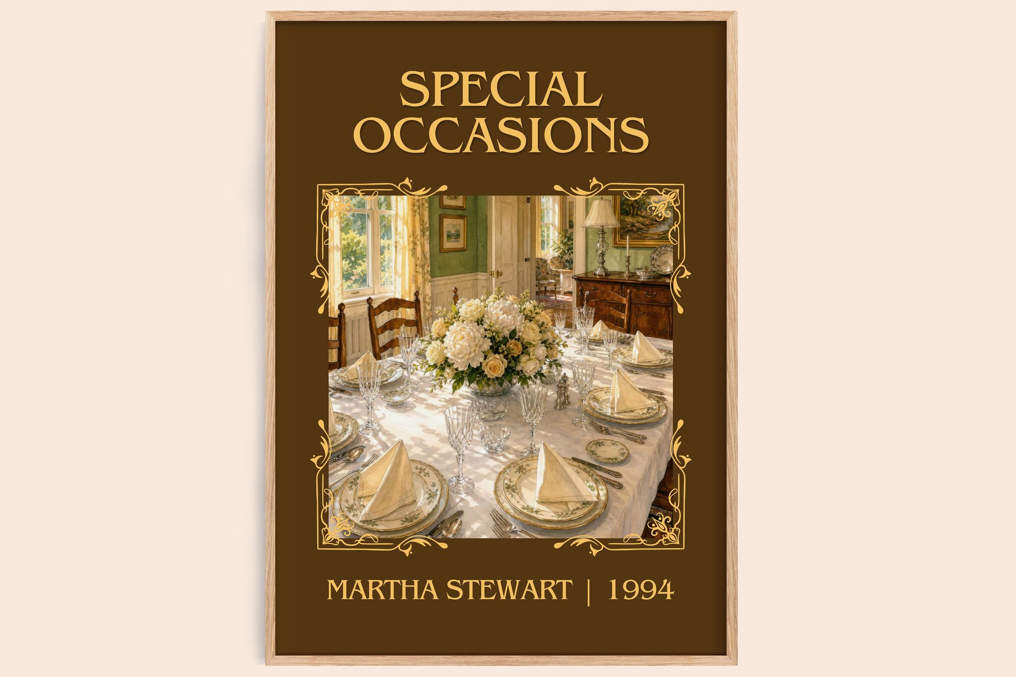 Special occasions Classic Book Art Print by Martha Stewart