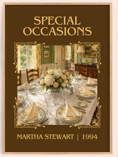 Special occasions Classic Book Art Print by Martha Stewart – book poster