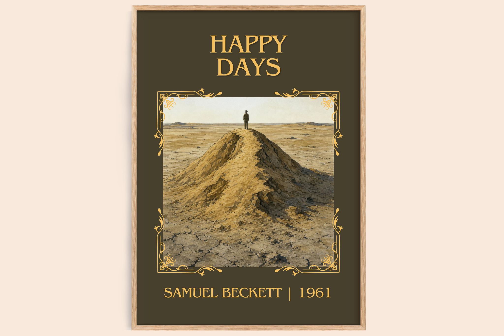 Happy days Classic Book Art Print by Samuel Beckett