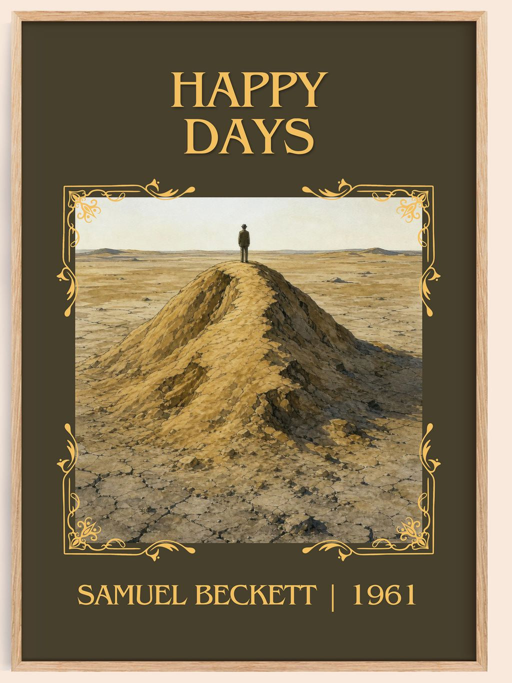 Happy days Classic Book Art Print by Samuel Beckett – book poster