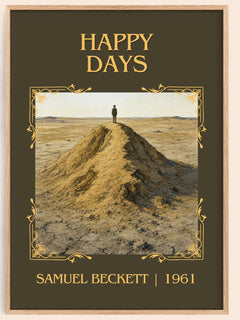 Happy days Classic Book Art Print by Samuel Beckett – book poster