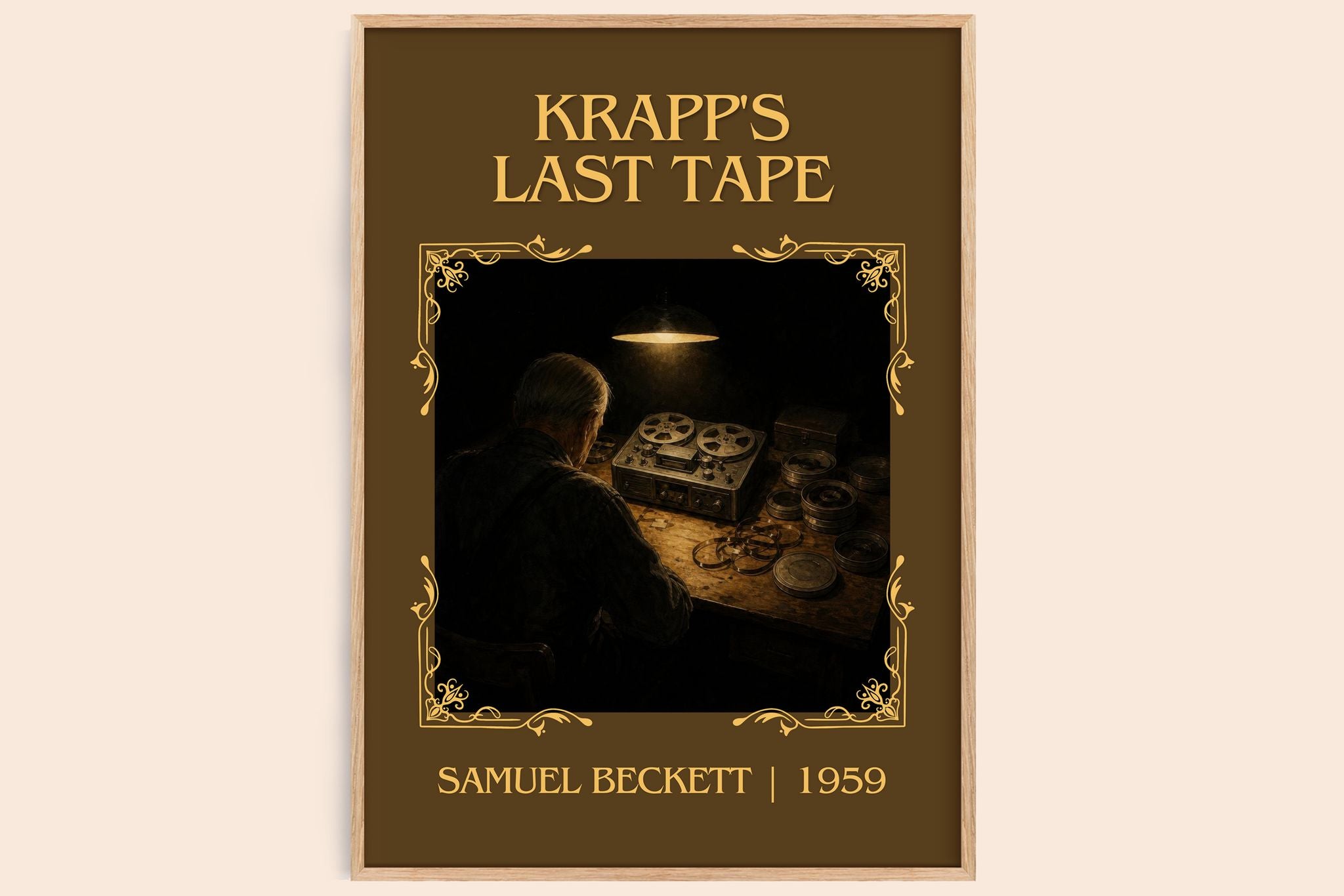Krapp's last tape Classic Book Art Print by Samuel Beckett
