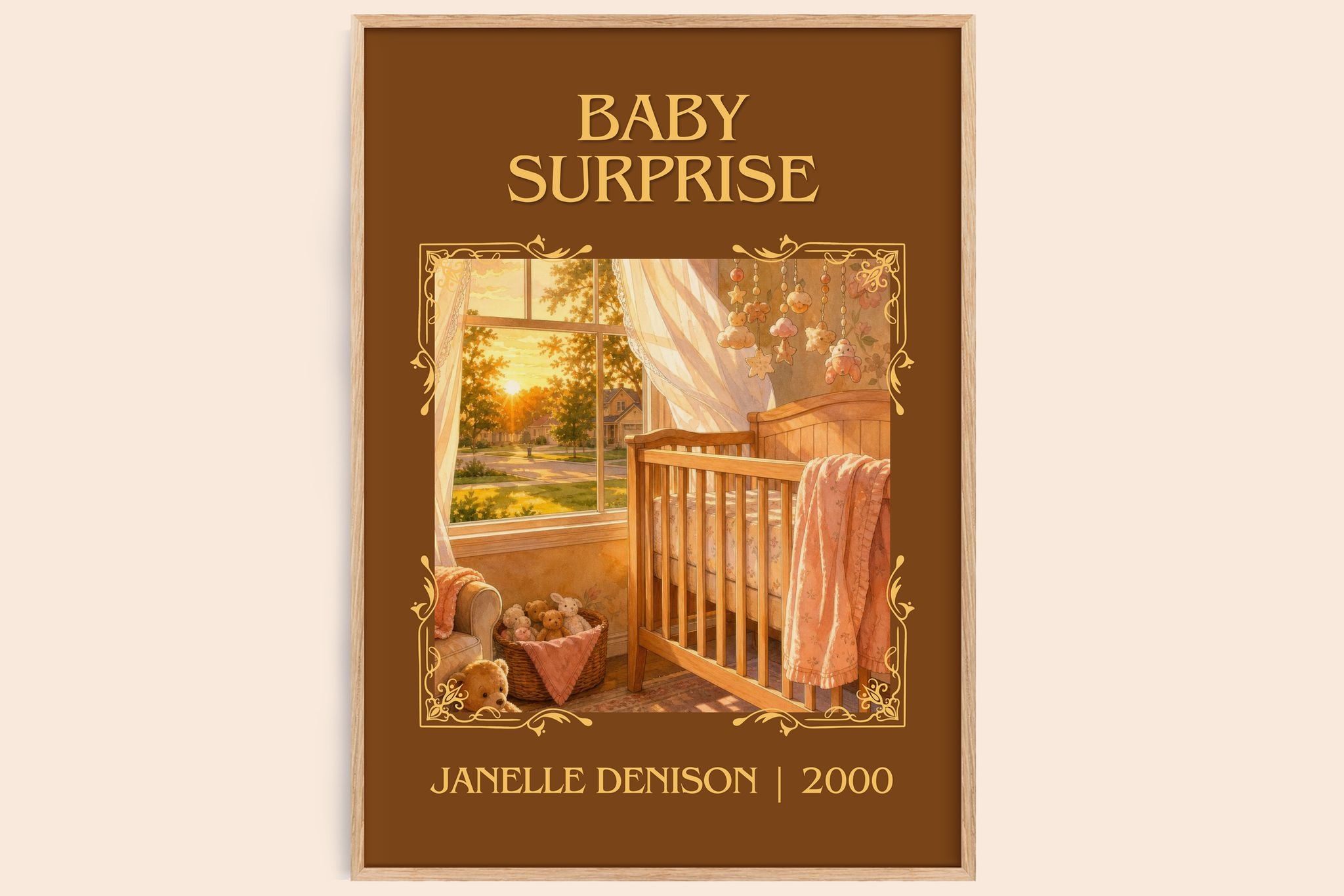 Baby Surprise Classic Book Art Print by Janelle Denison
