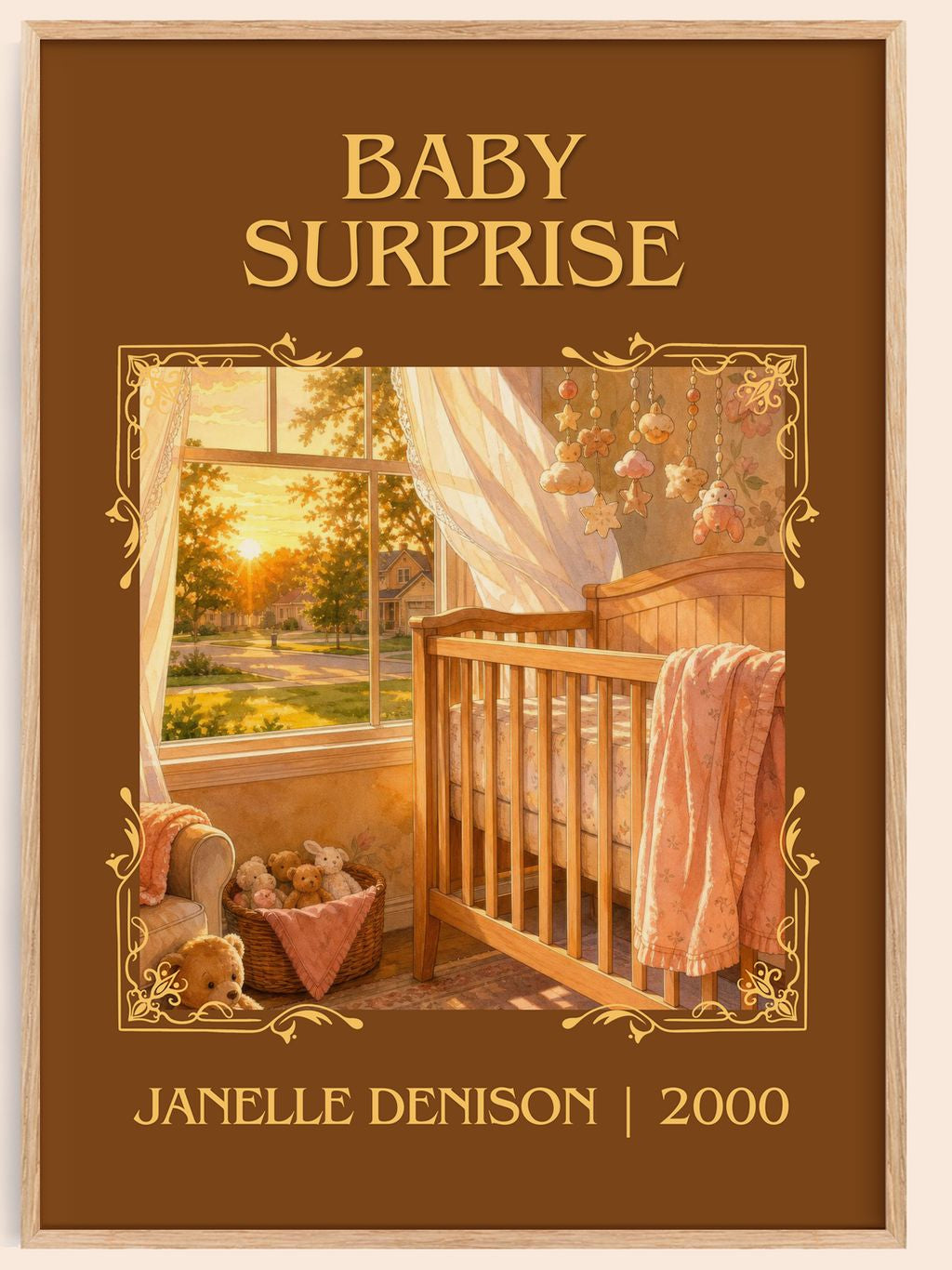 Baby Surprise Classic Book Art Print by Janelle Denison – book poster